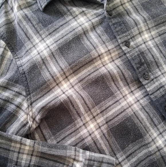Hollister 100% Cotton Smokey Grey Flannel - Picture 6 of 12
